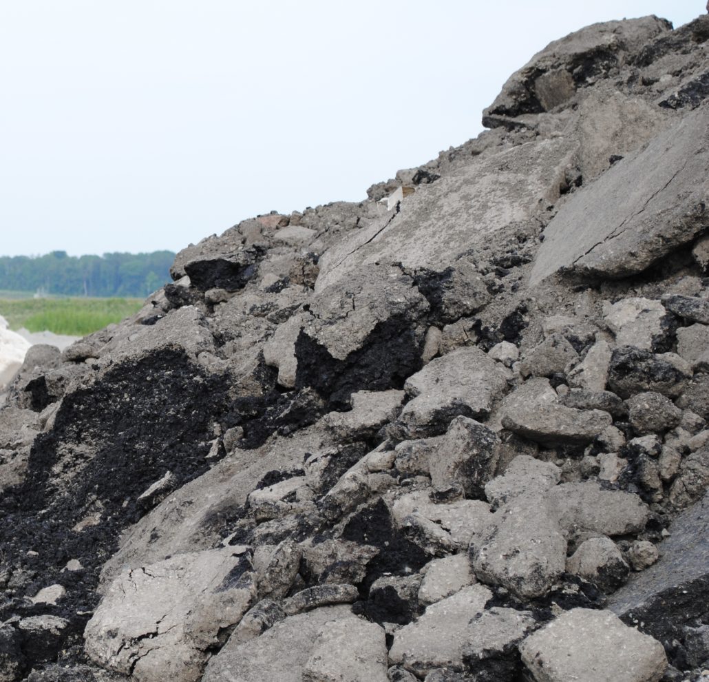 Dufferin Aggregates Canada Product RCA RAP Recycled pile